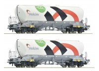 Set 2 vagoane siloz Holcim - H0 ROCO 6600192